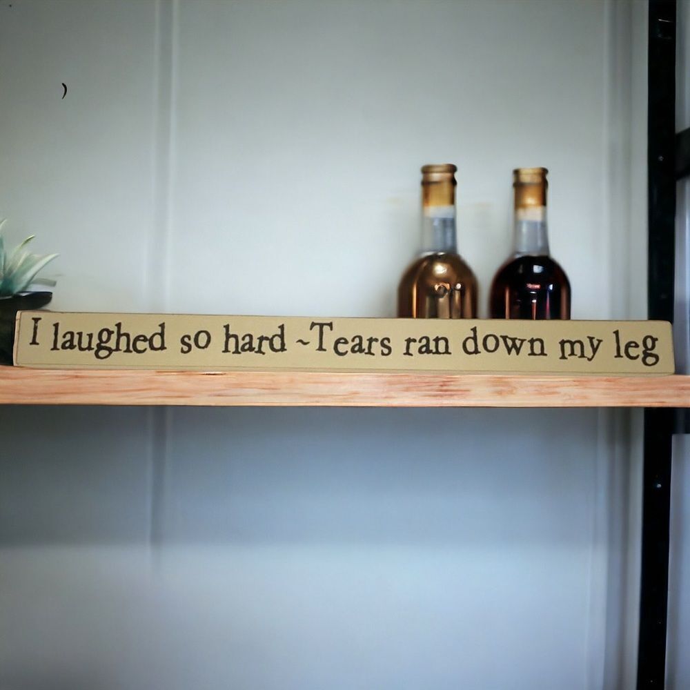 Funny wood sign by Poor Boy